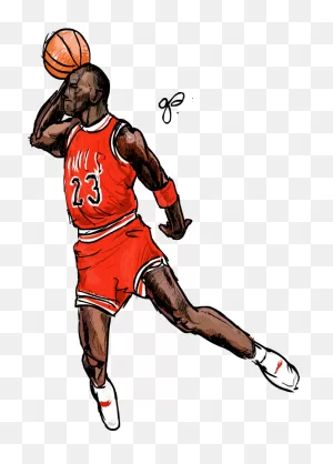 Transparent Kobe Dunk Png - Michael Jordan Drawing Easy Clipart ClipartFlare.com 
