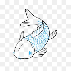 How To Draw A Koi Fish - Really Easy Drawing Tutorial