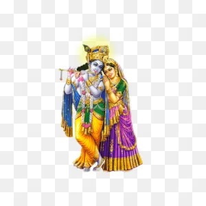 Download Radha Krishna Simple Transparent Png - Stickpng