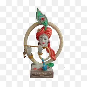 Colourful Polyresin Marble Krishan Statue, For Interior Decor ClipartFlare.com 