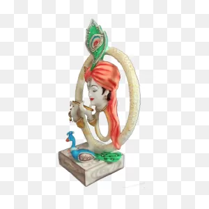 Colourful Polyresin Marble Krishan Statue, For Interior Decor ClipartFlare.com 