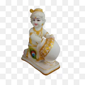 Ployresin White Marble Krishan Statue, For Interior Decor, | Id ClipartFlare.com 