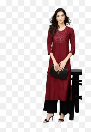 Combo Of 03 Long Cotton Kurtis – Hind Kurti
