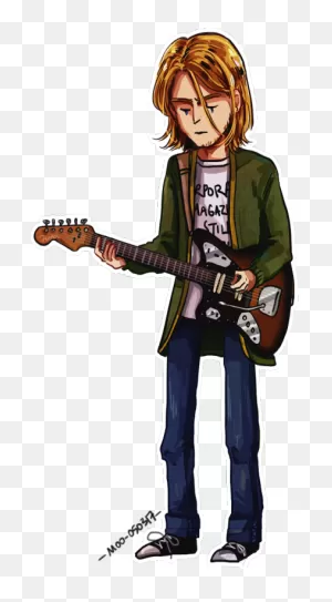 Download Might Make This Into A Sticker Idk - Kurt Cobain Jaguar ClipartFlare.com 