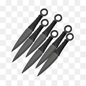 6 Piece Kunai Set - Zs-203334 - Medieval Collectibles
