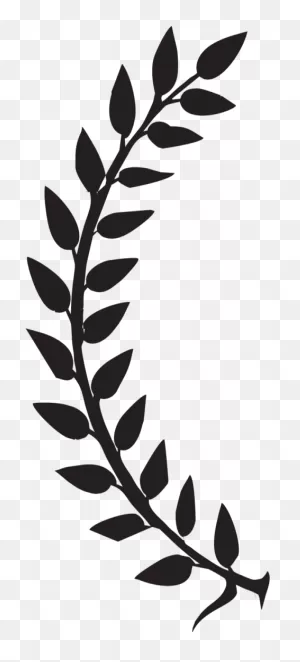 Laurel Leaves Left-01 - Arco De Laurel Png Clipart - Full Size ClipartFlare.com 