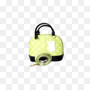 Ladies Patterned-Lemon Hand Purse With Long Strap And Short ClipartFlare.com 