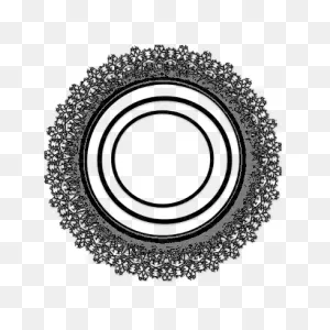Circle Lace Black, Melainlove , Black , Circle , Frame , Lace ClipartFlare.com 