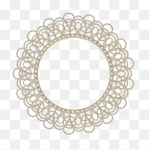 Download Pearls In Lace Frames - Renda Circular Png - Full Size ClipartFlare.com 