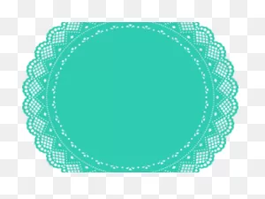 Lace Circle Cliparts - Blonda Vector Png , Transparent Cartoon ClipartFlare.com 