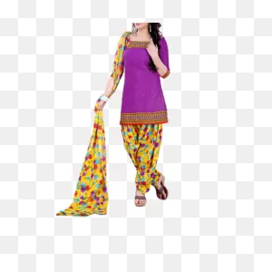 Cotton Multicolor Ladies Salwar Suit, Cross Colors Apparel | Id ClipartFlare.com 