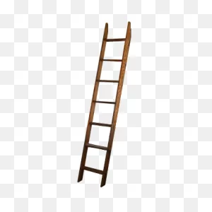 Solid Oak Custom Wooden Ladder |
