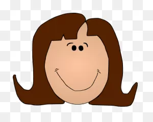 Smiling Lady Clip Art (106064) Free PNG-WebP Download / 4 Vector