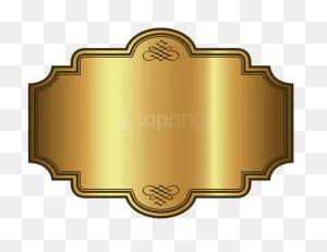 Free Png Download Golden Luxury Label Templatepicture - Luxury ClipartFlare.com 