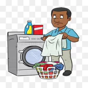 Laundry - Do The Laundry Cartoon - (397X397) Png Clipart Download