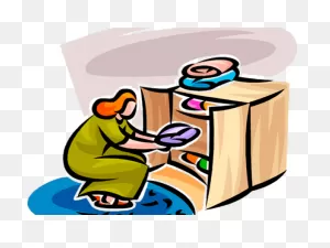 Women Clipart Laundry - Put Away - Png Download - Full Size ClipartFlare.com 