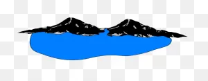 Mountain Lake Clipart - ClipartFlare