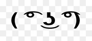 Lenny Face Meme Png Transparent Picture | Png Mart