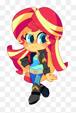 Jacket Clipart Leather Jacket - Sunset Shimmer Mini - Png Download ClipartFlare.com 