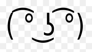 Lenny Face Emation Famous - Free Vector Graphic On ClipartFlare
