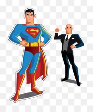 Superman / Lex Luthor Mix & Match - Cartoon Clipart - Full Size ClipartFlare.com 