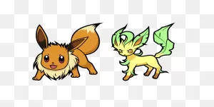 Pokemon Eevee And Leafeon Cursor – Custom Cursor