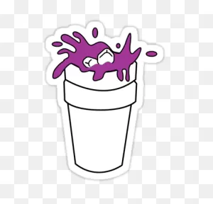 The Real Cartoon: Purple Drank Lean Cup Cartoon
