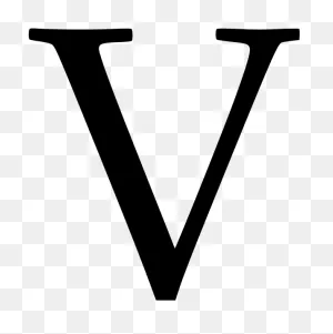 Download Cyrillic Letter V Clipart Png - Times New Roman Letter V ClipartFlare.com 