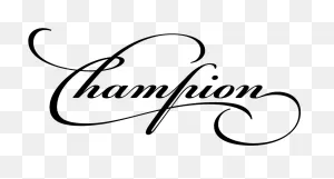 Champion Script Pro - Tipo De Letra Champion Clipart - Full Size ClipartFlare.com 