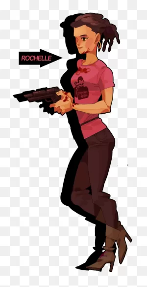 Nick Rochelle Left 4 Dead 2 Coach Ellis - Rochelle Left For Dead 2 ClipartFlare.com 