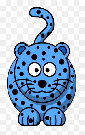 Blue Leopard Clip Art At ClipartFlare ClipartFlare.com - Vector Clip Art Online ClipartFlare.com 