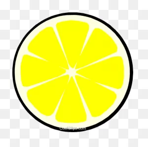 Lemon Slice Royalty Free Vector Clip Art Illustration -Food0405 ClipartFlare.com 