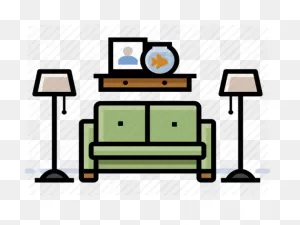 Living Room Clipart Transparent - Png Download - Full Size Clipart ClipartFlare.com 