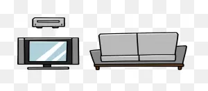 Living Room | Scribblenauts Wiki | ClipartFlare
