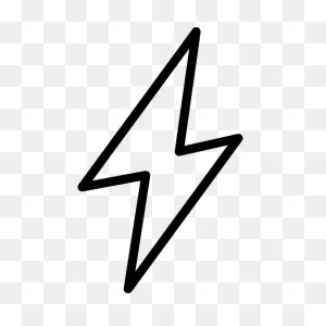 Lightning Bolt Icon Png #327003 - Free Icons Library
