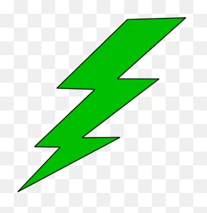 Lightning Bolt Green Lighting Bolt Clip Art At Vector Clip Art ClipartFlare.com 