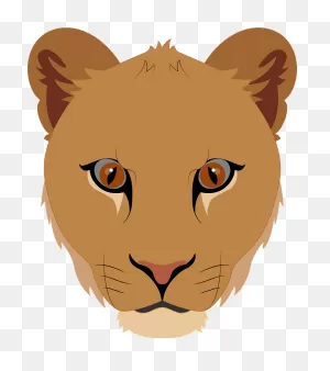Lioness Face Clipart. Free Download Transparent .png | ClipartFlare