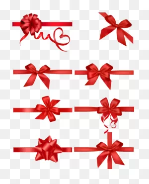 Diferent Types Red Ribbon Free Png Download - Moño Con Liston Para ClipartFlare.com 