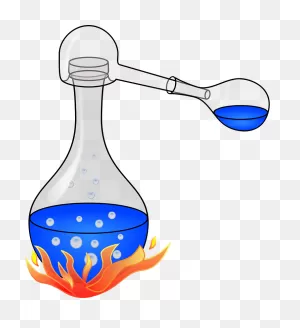 Distilling Flask Filled With Blue Liquid Clipart. Free Download ClipartFlare.com 
