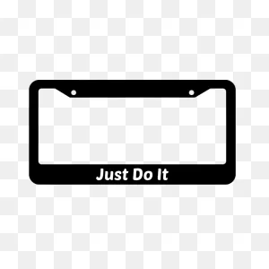 Rainbow License Plate Frame