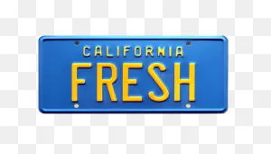 The Fresh Prince Of Bel Air | Taxi | Fresh | Metal Stamped Replica Prop  License Plate