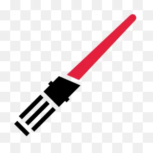Lightsaber-Red | Star Wars Silhouette, Star Wars Stencil, Lightsaber