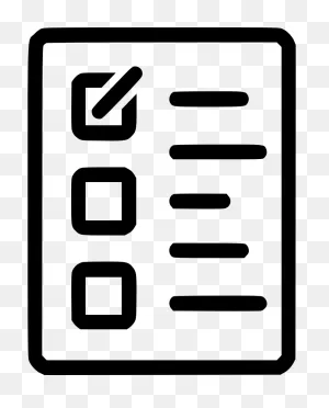 Checklist List Paper Receipt Report Comments Clipart - Full Size ClipartFlare.com 