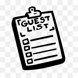Engagement, Guest List, Invitation, List, Wedding Icon - Download On ClipartFlare.com 