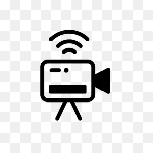Live Free Icon Of Entertainment And Movie Solid - Streaming On Screen