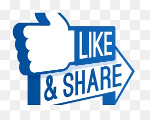 Like And Subscribe Png Vector Black And White Stock - Like Comment ClipartFlare.com 