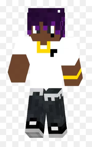 Purple Bit - Lil Uzi Vert Minecraft Skin - (417X666) Png Clipart ClipartFlare.com 