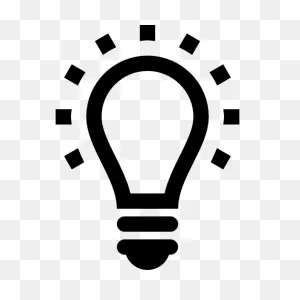 Lightbulb, 1 Free Icon Of Simpleicon Interface