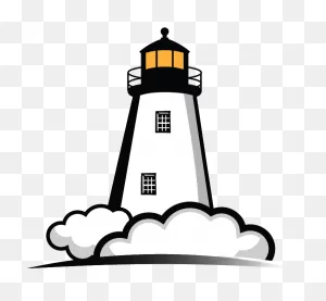 Transparent Lighthouse Clipart Public Domain - Cartoon Lighthouse ClipartFlare.com 