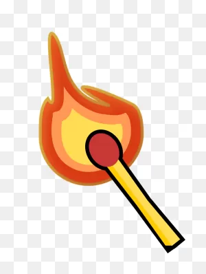 Onlinelabels Clip Art - Lit Match